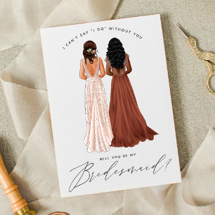 Junggesellinnenabschiede? Mädchen in Gowns Einladung