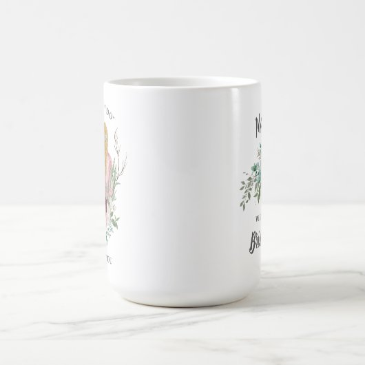 Junggesellinnenabschiede? Mädchen in Robes floral  Kaffeetasse (Mittel)