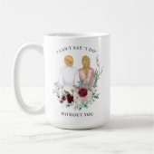 Junggesellinnenabschiede? Mädchen in Robes floral Kaffeetasse (Links)