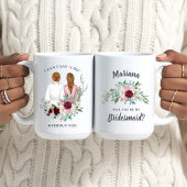 Junggesellinnenabschiede? Mädchen in Robes Floral Kaffeetasse