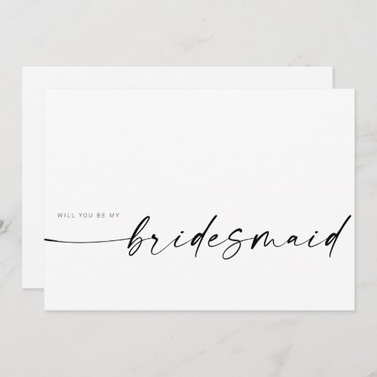 Junggesellinnenabschiede | Modernes Minimalistisch (Vorne/Hinten)