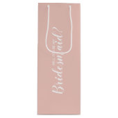 Junggesellinnenabschiede? Neuer Vorschlag Geschenktüte Für Weinflaschen (Vorderseite)