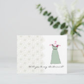 Junggesellinnenabschiede? Personalisierbar Einladungspostkarte (Stehend Vorderseite)