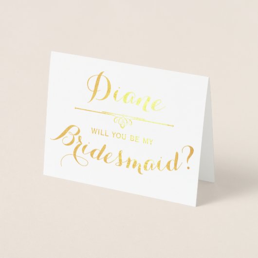 Junggesellinnenabschiede? Personalisiert Folienkarte (Vorderseite)