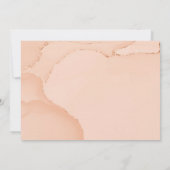 Junggesellinnenabschiede? Rose Gold & Blush Invit Einladung (Rückseite)