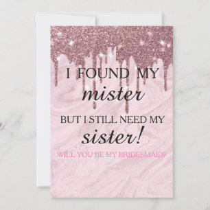 Junggesellinnenabschiede? Rose Gold Drilling Einladung