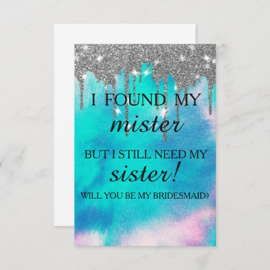 Junggesellinnenabschiede? Rose Gold Dripping Invi Einladung (Vorne/Hinten)