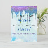 Junggesellinnenabschiede? Rose Gold Dripping Invi Einladung (Stehend Vorderseite)