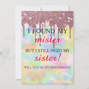 Junggesellinnenabschiede? Rose Gold Dripping Invi Einladung