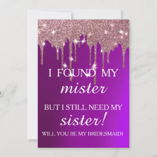 Junggesellinnenabschiede? Rose Gold Dripping Invi Einladung