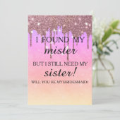 Junggesellinnenabschiede? Rose Gold Dripping Invi Einladung (Stehend Vorderseite)