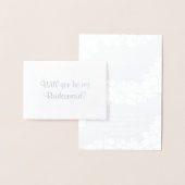 Junggesellinnenabschiede? Rustikale Spitzen Folienkarte (Anzeige)