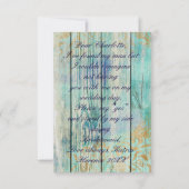 Junggesellinnenabschiede? Rustikales Golden Mining Einladung (Rückseite)