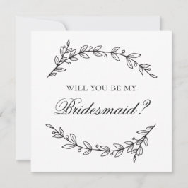 Junggesellinnenabschiede. Schwarz-Weiß-Hochzeit Einladung