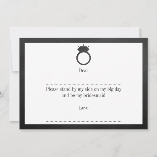 Junggesellinnenabschiede? Umrandungsring Einladung (Rückseite)