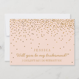 Junggesellinnenabschiede? Vintag Confetti Einladung