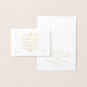 Junggesellinnenabschiede? Vintag Verziert Folienkarte (Anzeige)