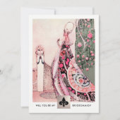 Junggesellinnenabschiede? Vintage Kunst Einladung (Vorderseite)