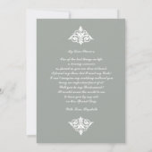 Junggesellinnenabschiede? Vintage Kunst Einladung (Rückseite)