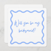 Junggesellinnenabschiede? Vorschlag für Bridesmaid Einladung (Vorne/Hinten)