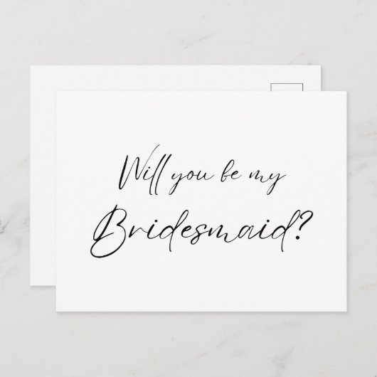 Junggesellinnenabschiede? Vorschlag Postkarte (Vorne/Hinten)