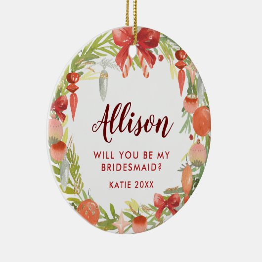 Junggesellinnenabschiede | Vorschlag von Bridesmai Keramik Ornament (Rechts)