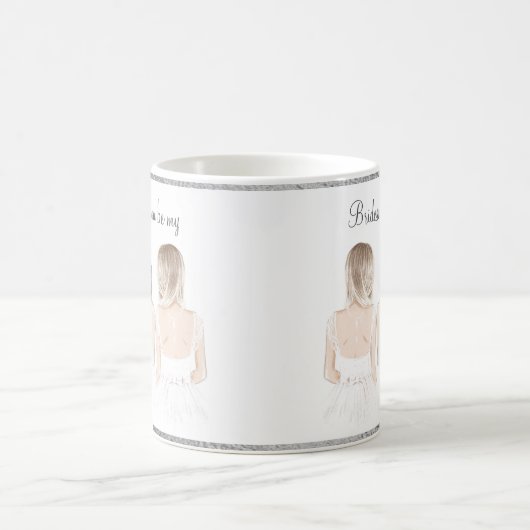 Junggesellinnenabschiede? Watercolor-Skript Kaffeetasse (Mittel)