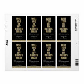 Junggesellinnenabschiede? WEINETIKETT (Vorne)