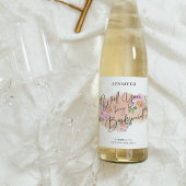 Junggesellinnenabschiede? Weinetikett