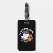 Junghunde im Training - Niedlicher Halloween-Hund Gepäckanhänger (Rückseite vertikal)