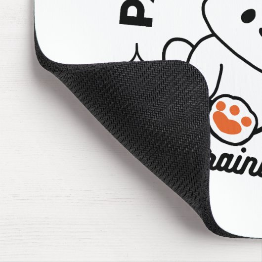 Junghunde im Training - Niedlicher Halloween-Hund Mousepad (Ecke)