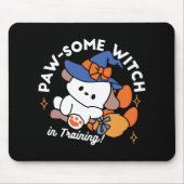 Junghunde im Training - Niedlicher Halloween-Hund Mousepad (Vorne)