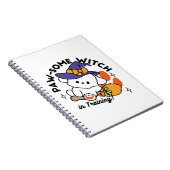 Junghunde im Training - Niedlicher Halloween-Hund Notizblock (Rechte Seite)