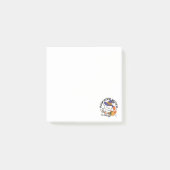 Junghunde im Training - Niedlicher Halloween-Hund Post-it Klebezettel (Vorderseite)