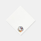 Junghunde im Training - Niedlicher Halloween-Hund Serviette (Ecke)