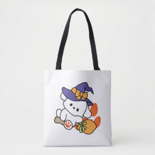 Junghunde im Training - Niedlicher Halloween-Hund Tasche