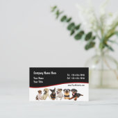 Junghunde-Training-Visitenkarten Visitenkarte (Stehend Vorderseite)