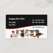 Junghunde-Training-Visitenkarten Visitenkarte (Vorderseite)