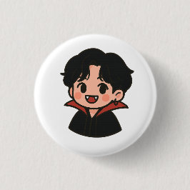 Jungkook-Inspired Vampire Pin – K-Pop Collection Button