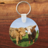 Jungkühe Schlüsselanhänger (Vorderseite)