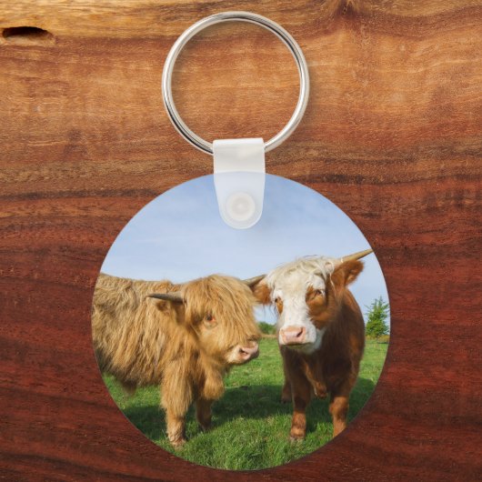 Jungkühe Schlüsselanhänger (Vorderseite)