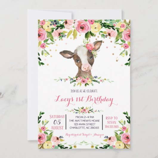 Junglandwirte Geburtstagseinladung Einladung (Vorderseite)