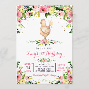 Junglandwirtin Geburtstagseinladung Einladung