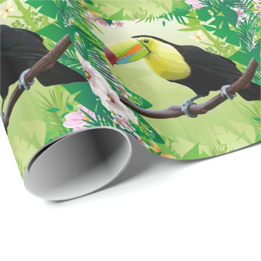 Jungle 2 Wrapping Paper Geschenkpapier (Rolleneckpunkt)