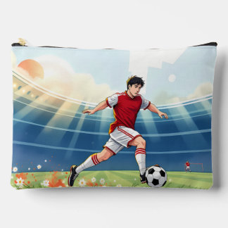 Jungle Adorable Lion Cub Sitting Portrait Zubehörtasche