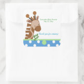 Jungle Adventure (blau) SQUARE Bevorzugung Sticker (Tasche)