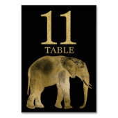 Jungle Africa Animal Elephant Tischnummer Card 11 (Vorderseite)