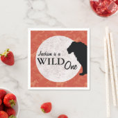 Jungle African Safari Lion Wild One Serviette (Beispiel)