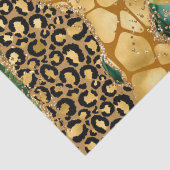 Jungle Agate | Wild Glam Texture Pattern Seidenpapier (Detail)