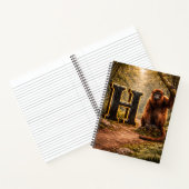 Jungle Alphabet Letter H Howler Monkey Educational Notizblock (Innenseite)